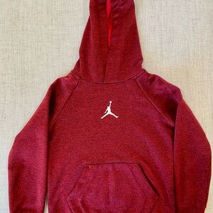 Jordan Red and Black Hoodie